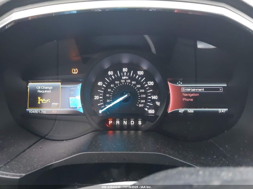 2015 Ford Edge Titanium VIN: 2FMPK3K85FBC25840 Lot: 43542240