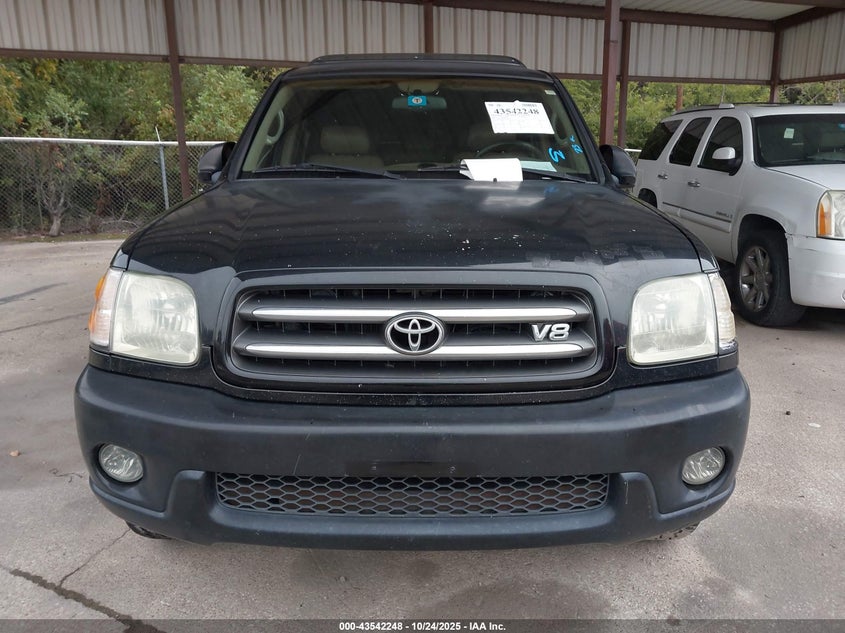 2003 Toyota Sequoia Limited V8 VIN: 5TDBT48A83S199935 Lot: 43542248