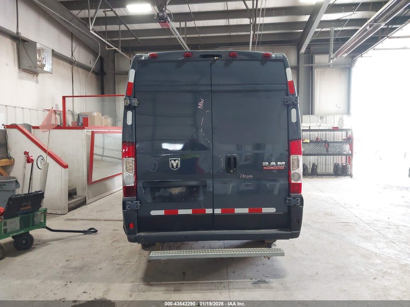 2019 Ram Promaster 3500 Cargo Van High Roof 159 Wb Ext VIN: 3C6URVJG2KE544887 Lot: 43542290