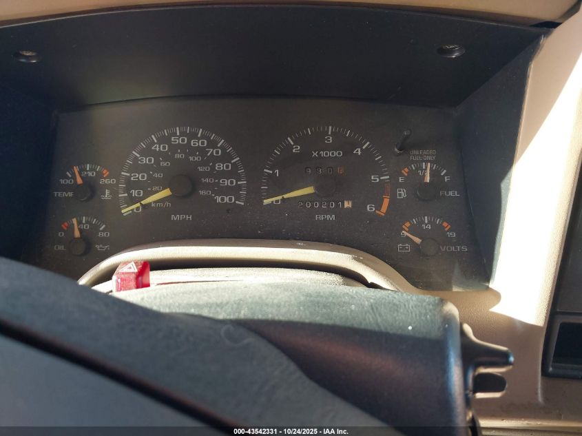 1997 Chevrolet Blazer Lt VIN: 1GNDT13W3V2231007 Lot: 43542331