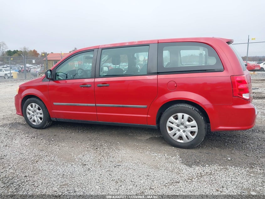 2014 Dodge Grand Caravan American Value Pkg VIN: 2C4RDGBG6ER248071 Lot: 43542371