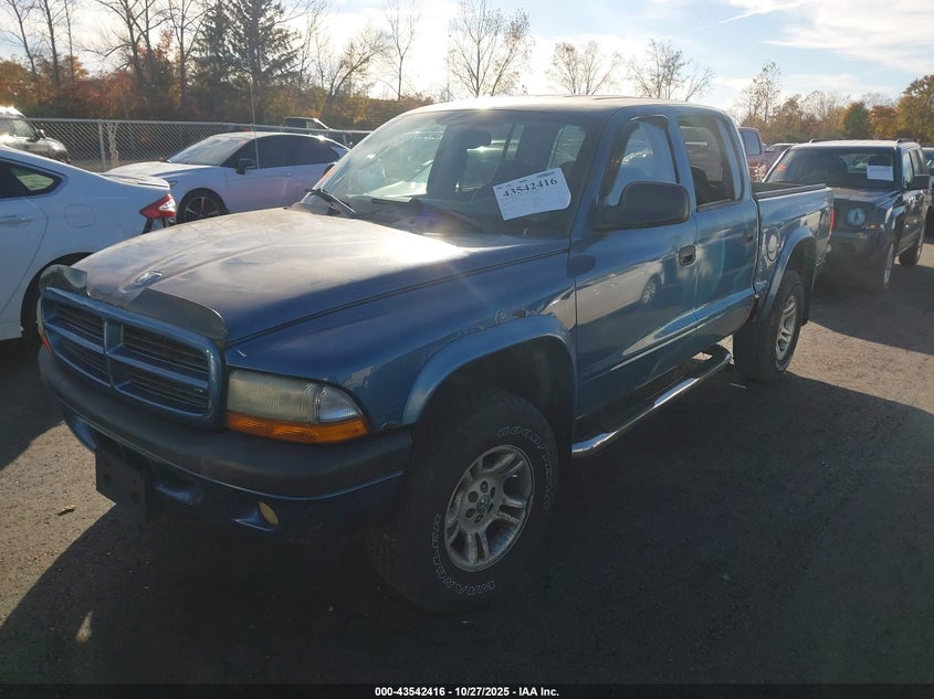 1D7HG38N23S154191 2003 DODGE DAKOTA photo no. 2