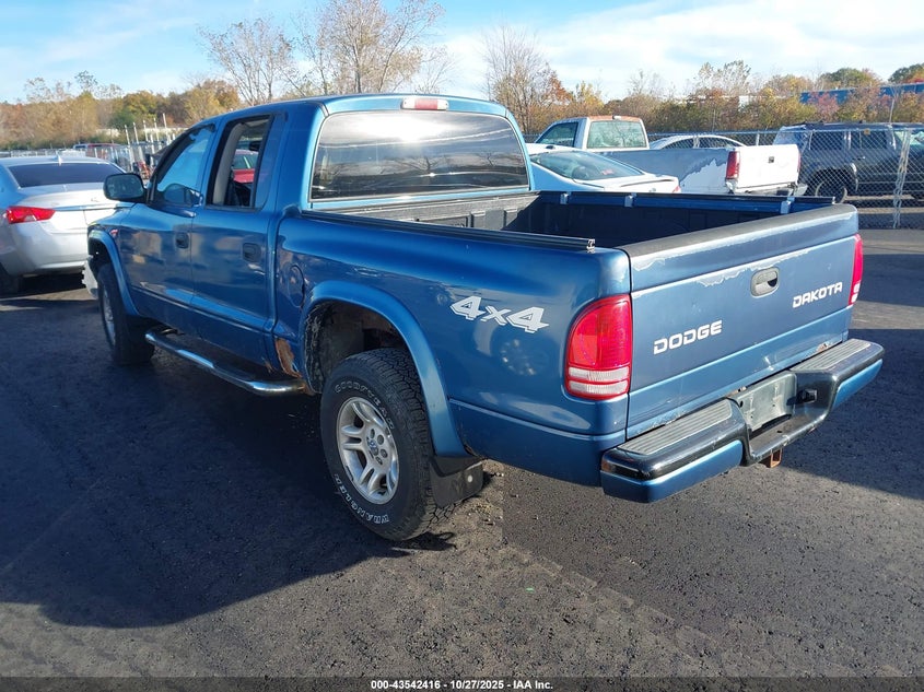 1D7HG38N23S154191 2003 DODGE DAKOTA photo no. 3