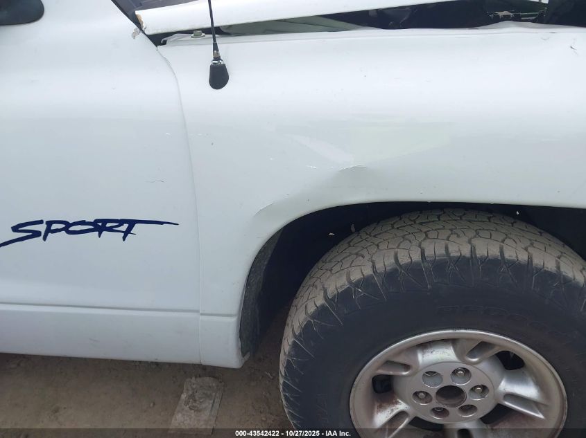 2000 Dodge Dakota Slt/Sport VIN: 1B7GL2AX3YS718767 Lot: 43542422