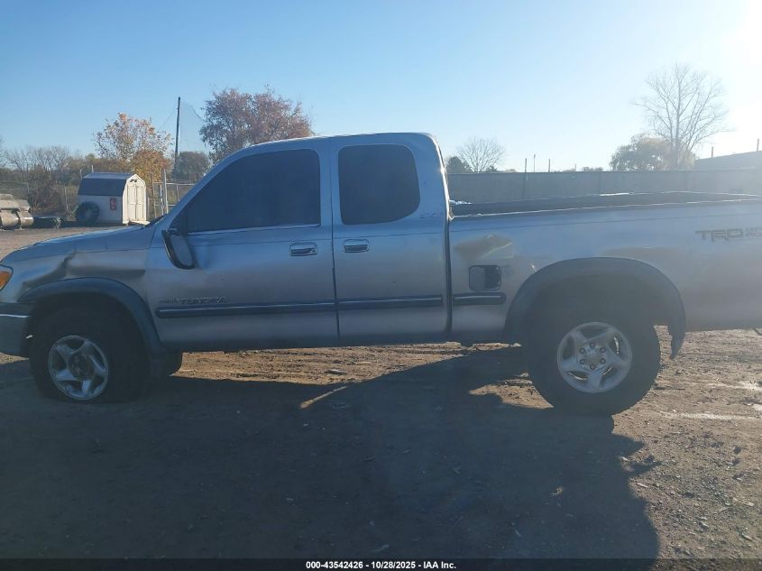 2002 Toyota Tundra Sr5 V8 VIN: 5TBBT44182S234065 Lot: 43542426