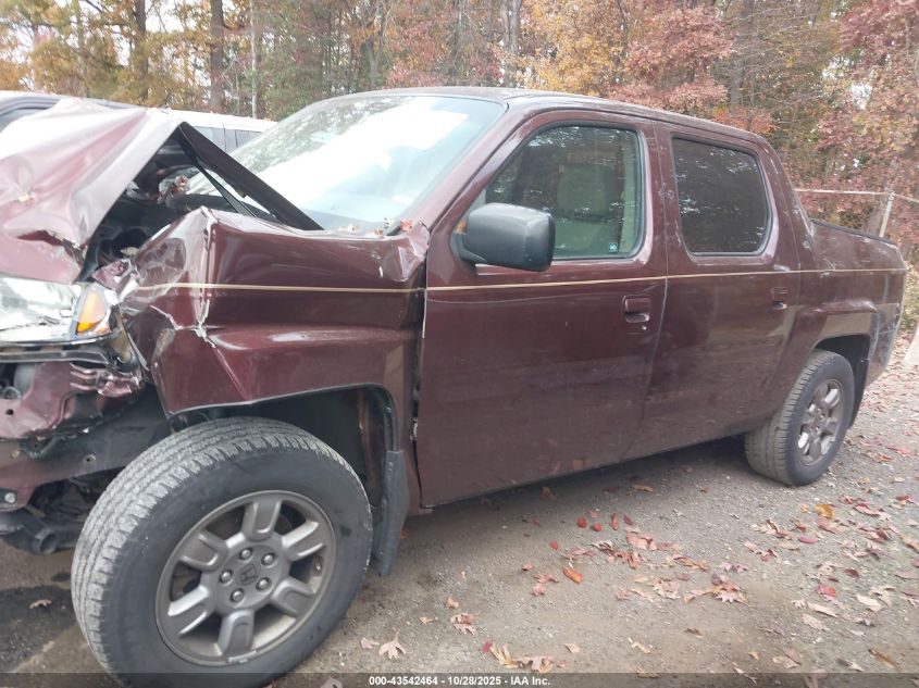 2007 Honda Ridgeline Rtx VIN: 2HJYK16387H524292 Lot: 43542464