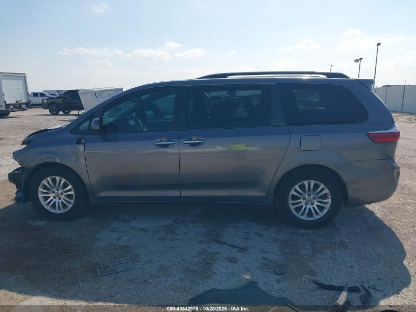2017 Toyota Sienna Xle 8 Passenger VIN: 5TDYZ3DCXHS856655 Lot: 43542975