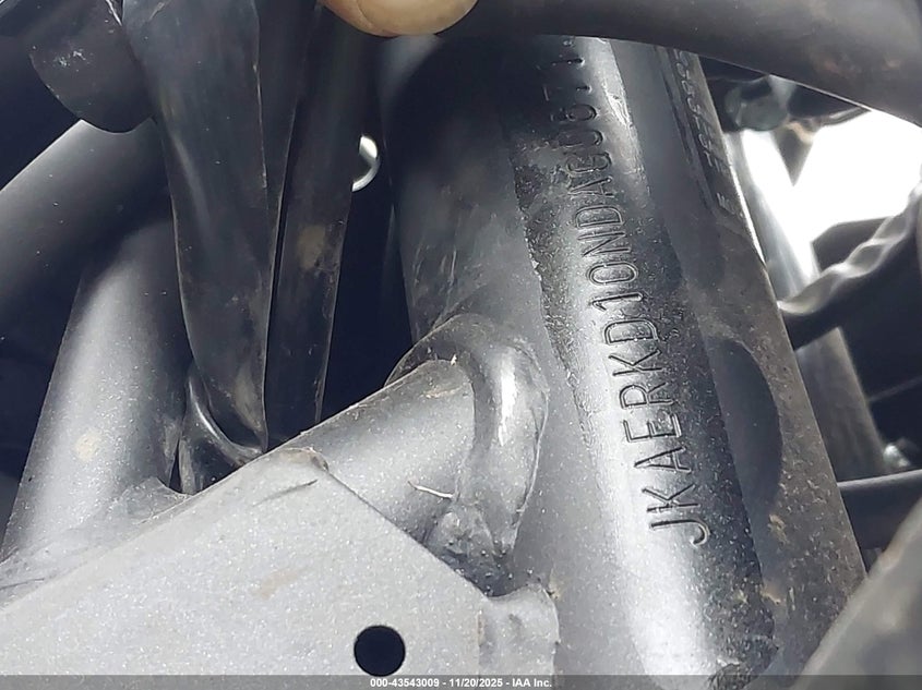 2022 Kawasaki Er400 D VIN: JKAERKD10NDAG0671 Lot: 43543009