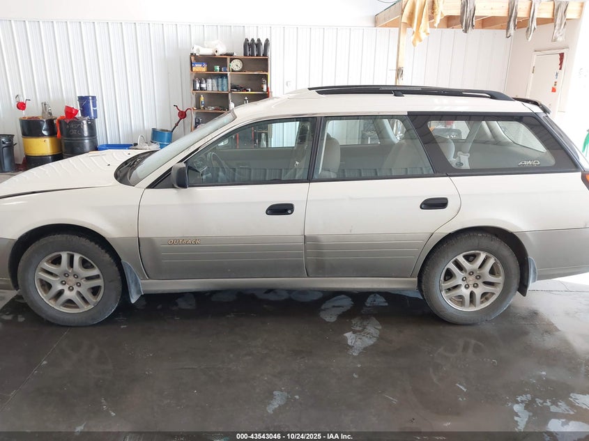 2002 Subaru Outback VIN: 4S3BH665X27642792 Lot: 43543046