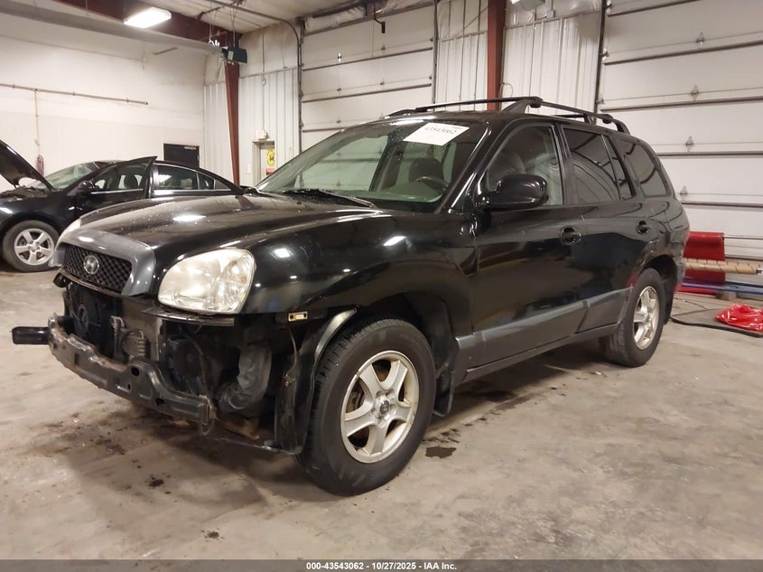 KM8SC73D92U222504 2002 HYUNDAI SANTA FE photo no. 2