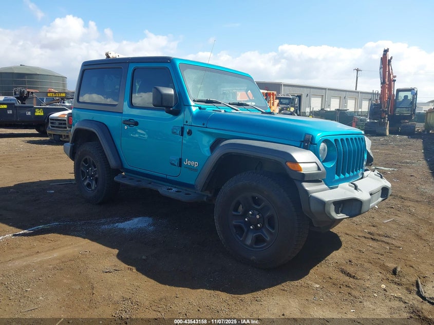 2019 JEEP WRANGLER SPORT 4X4 - 1C4GJXAG7KW627083