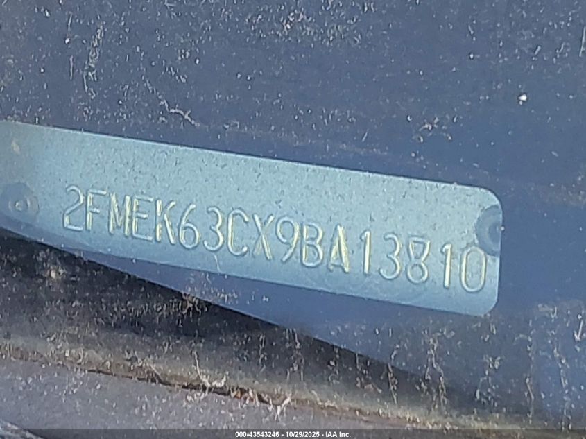 2009 Ford Flex Limited VIN: 2FMEK63CX9BA13810 Lot: 43543246