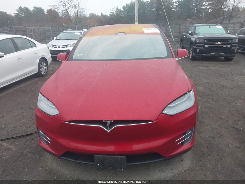 2020 Tesla Model X VIN: 5YJXCAE27LF250573 Lot: 43543295
