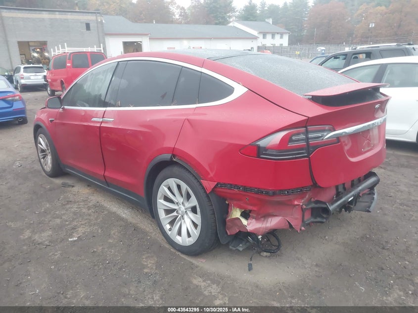 2020 Tesla Model X VIN: 5YJXCAE27LF250573 Lot: 43543295