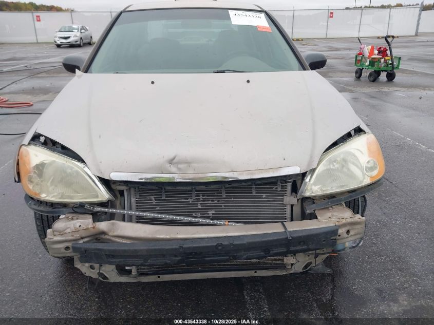 2001 Honda Civic Lx VIN: 2HGES15521H618607 Lot: 43543338