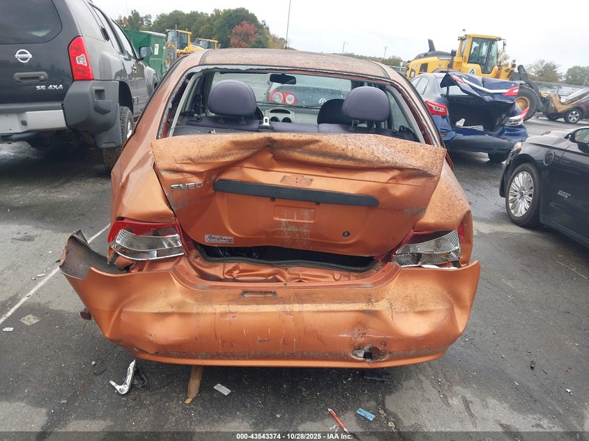 2006 Chevrolet Aveo Ls VIN: KL1TD56616B636537 Lot: 43543374