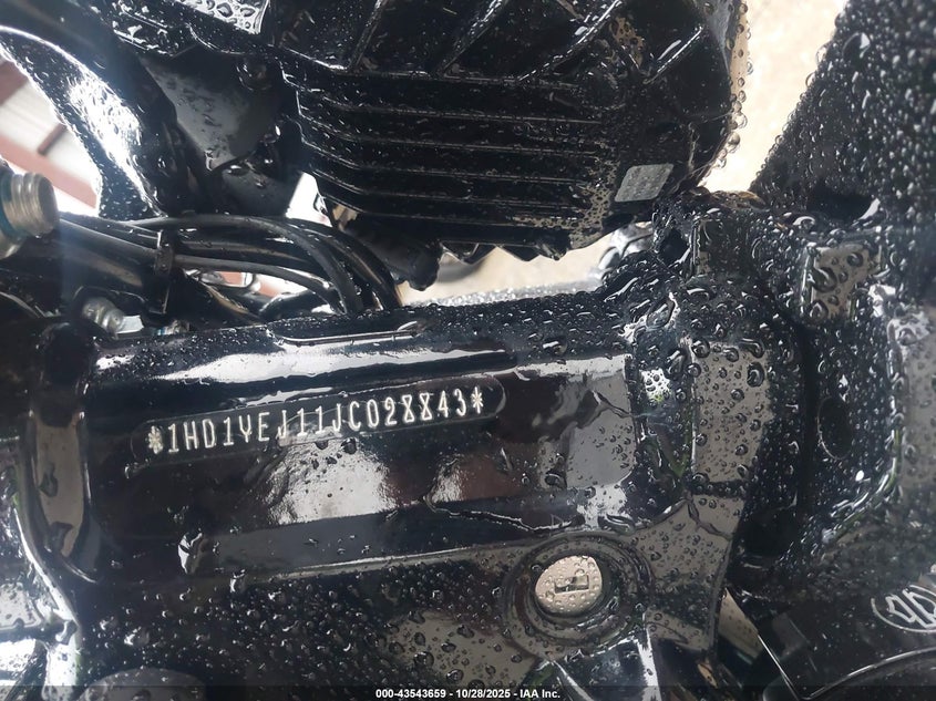 2018 Harley-Davidson Fxbr Breakout VIN: 1HD1YEJ11JC028843 Lot: 43543659