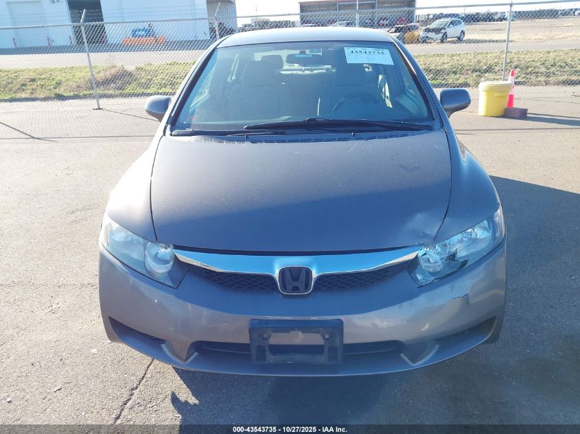 2009 Honda Civic Lx VIN: 19XFA16519E046165 Lot: 43543735