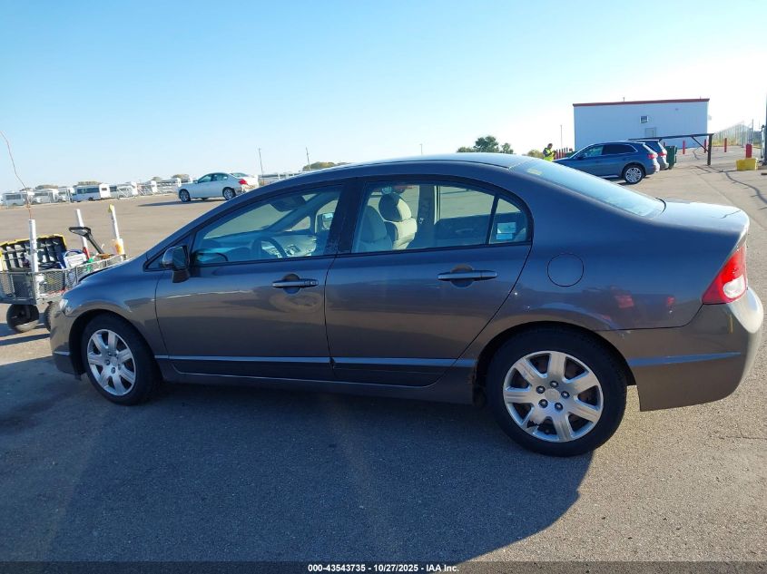 2009 Honda Civic Lx VIN: 19XFA16519E046165 Lot: 43543735