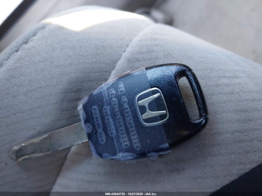 2009 Honda Civic Lx VIN: 19XFA16519E046165 Lot: 43543735