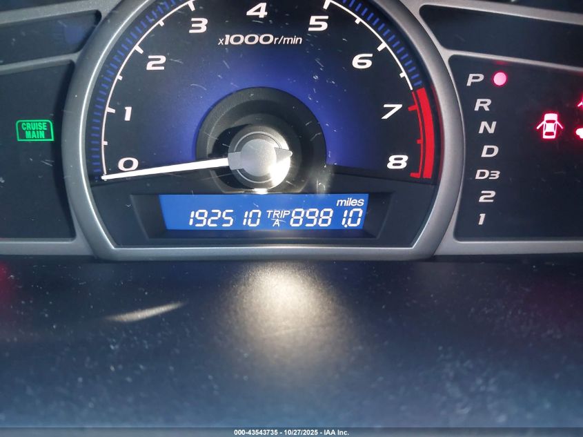 2009 Honda Civic Lx VIN: 19XFA16519E046165 Lot: 43543735