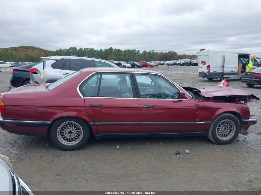 1990 BMW 735 I Automatic VIN: WBAGB4312LDB65971 Lot: 43543786