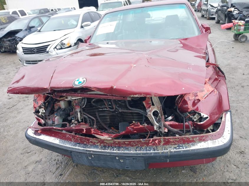 1990 BMW 735 I Automatic VIN: WBAGB4312LDB65971 Lot: 43543786