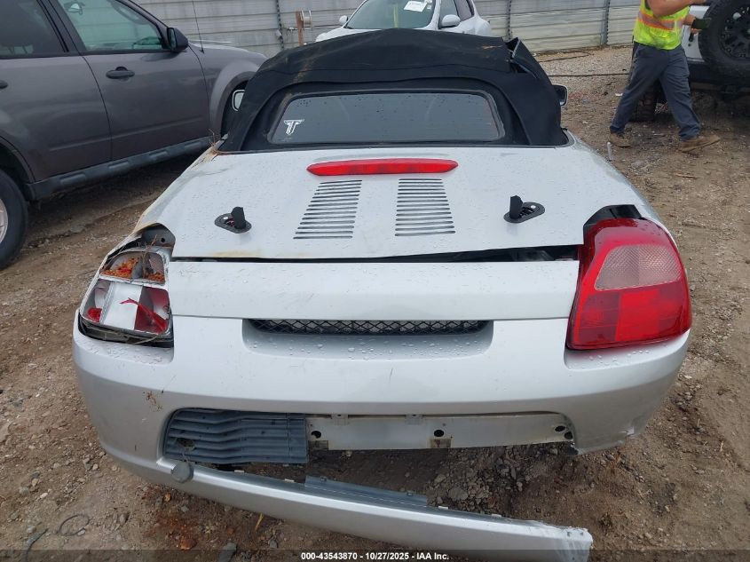 2001 Toyota Mr2 Spyder VIN: JTDFR320410026536 Lot: 43543870