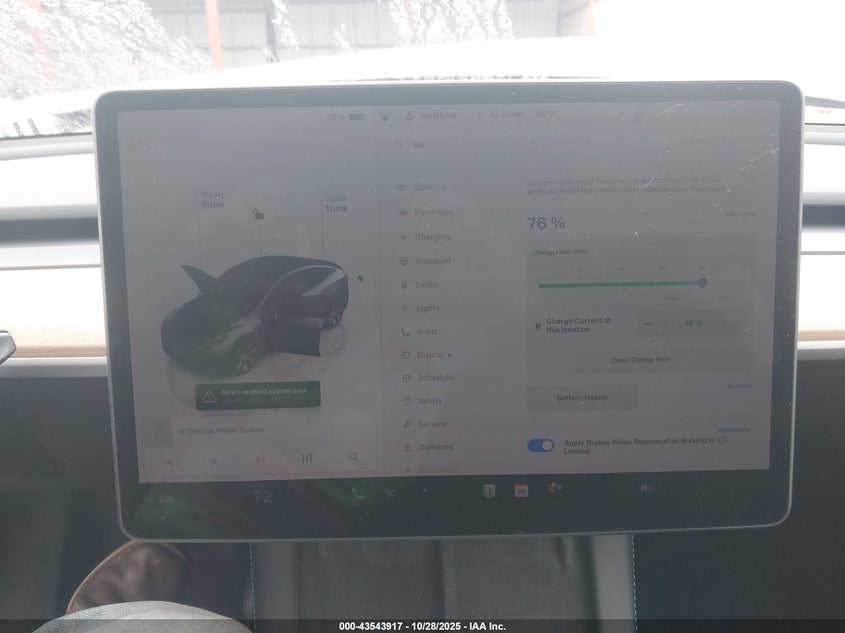 2023 Tesla Model Y Awd/Long Range Dual Motor All-Wheel Drive VIN: 7SAYGDEE3PA208685 Lot: 43543917