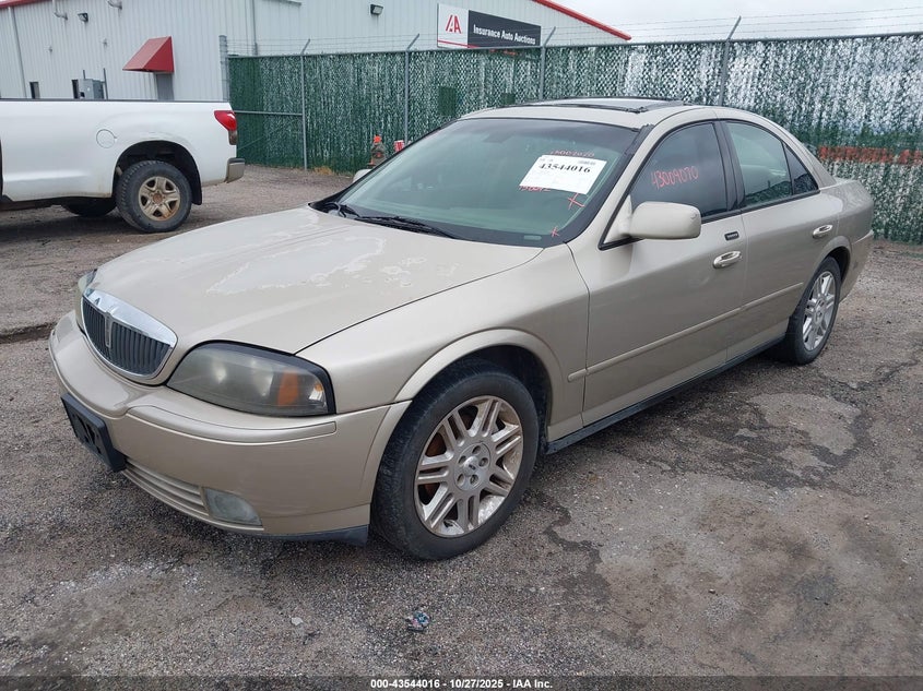 2004 Lincoln Ls V8 beige sedan gasoline 1LNHM87A44Y668326 photo #3