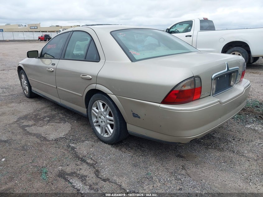 2004 Lincoln Ls V8 beige sedan gasoline 1LNHM87A44Y668326 photo #4