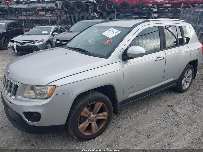 Vin: 1c4njcbb9cd503736, lot: 44039168, jeep compass sport 20122