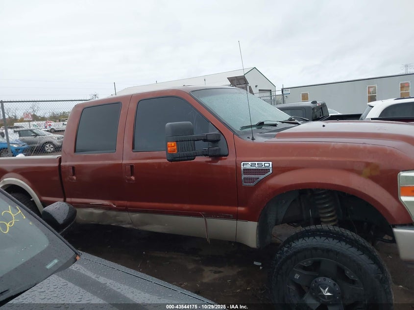 2008 Ford F-250 Fx4/Harley-Davidson/King Ranch/Lariat/Xl/Xlt VIN: 1FTSW21R28EB11325 Lot: 43544175