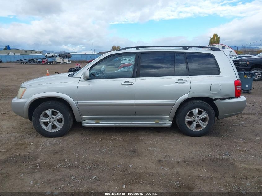 2003 Toyota Highlander V6 VIN: JTEHF21A830140477 Lot: 43544183