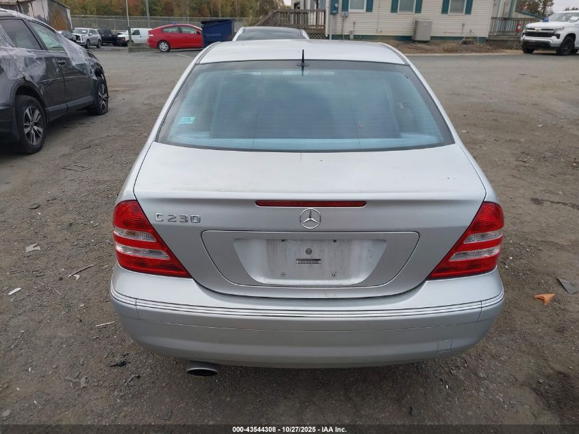 2006 Mercedes-Benz C 230 Sport VIN: WDBRF52H96A872751 Lot: 43544308