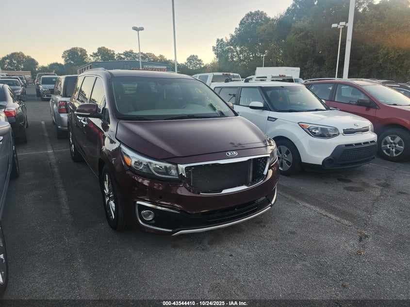 2015 KIA SEDONA SX LUXURY - KNDME5C10F6019836