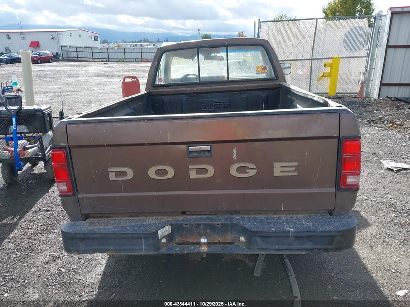 1989 Dodge Dakota VIN: 1B7FL26X5KS160822 Lot: 43544411