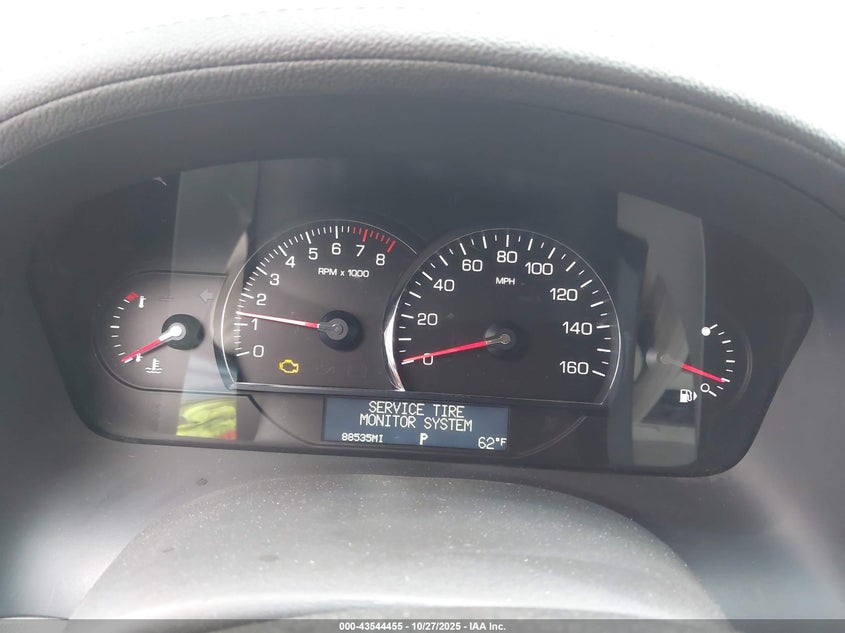 2008 Cadillac Srx V6 VIN: 1GYEE637580135614 Lot: 43544455