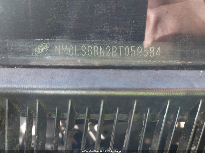 2011 Ford Transit Connect Xlt VIN: NM0LS6BN2BT059584 Lot: 43544576