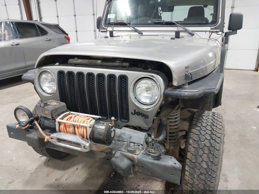 2002 Jeep Wrangler X VIN: 1J4FA39S02P716530 Lot: 43544663