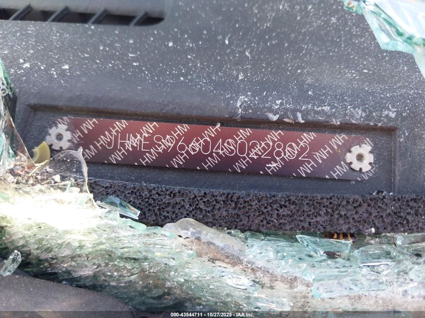 2004 Honda Civic Hybrid VIN: JHMES96604S022802 Lot: 43544711