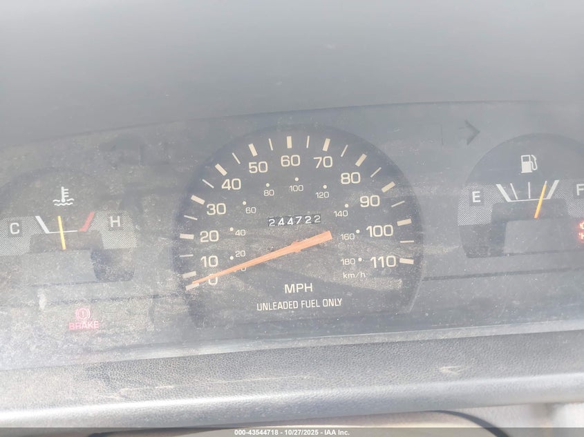 1998 Toyota T100 VIN: JT4JM11D8W0020179 Lot: 43544718