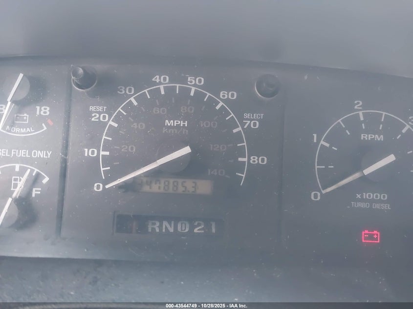 1996 Ford F350 VIN: 1FTJW36FXTEB50365 Lot: 43544749