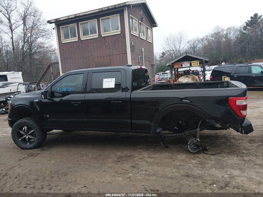 2022 Ford F-150 Lariat VIN: 1FTFW1E85NKE82313 Lot: 43544787