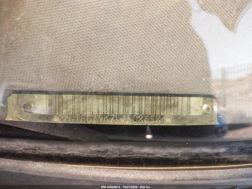 1990 GMC Sierra C1500 VIN: 2GTEC19K7L1508658 Lot: 43544814