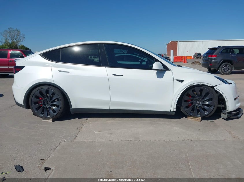 2023 Tesla Model Y Performance Dual Motor All-Wheel Drive VIN: 7SAYGDEF6PF801002 Lot: 43544905