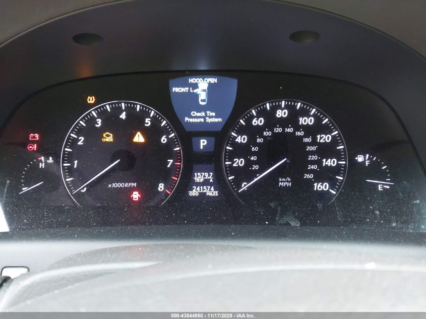 2008 Lexus Ls 460 VIN: JTHBL46F985081693 Lot: 43544950