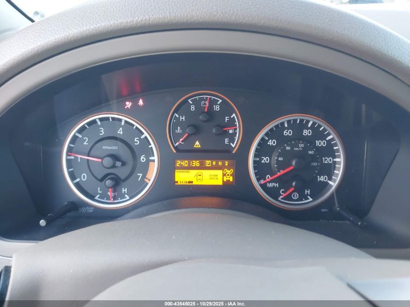 2009 Nissan Armada Se VIN: 5N1BA08C99N600855 Lot: 43545025