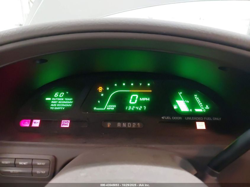 2000 Mercury Villager Estate VIN: 4M2XV14TXYDJ11051 Lot: 43545053