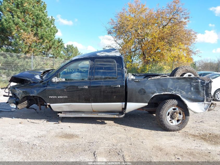 2005 Dodge Ram 2500 Slt/Laramie VIN: 3D7KS28CX5G796326 Lot: 43545340